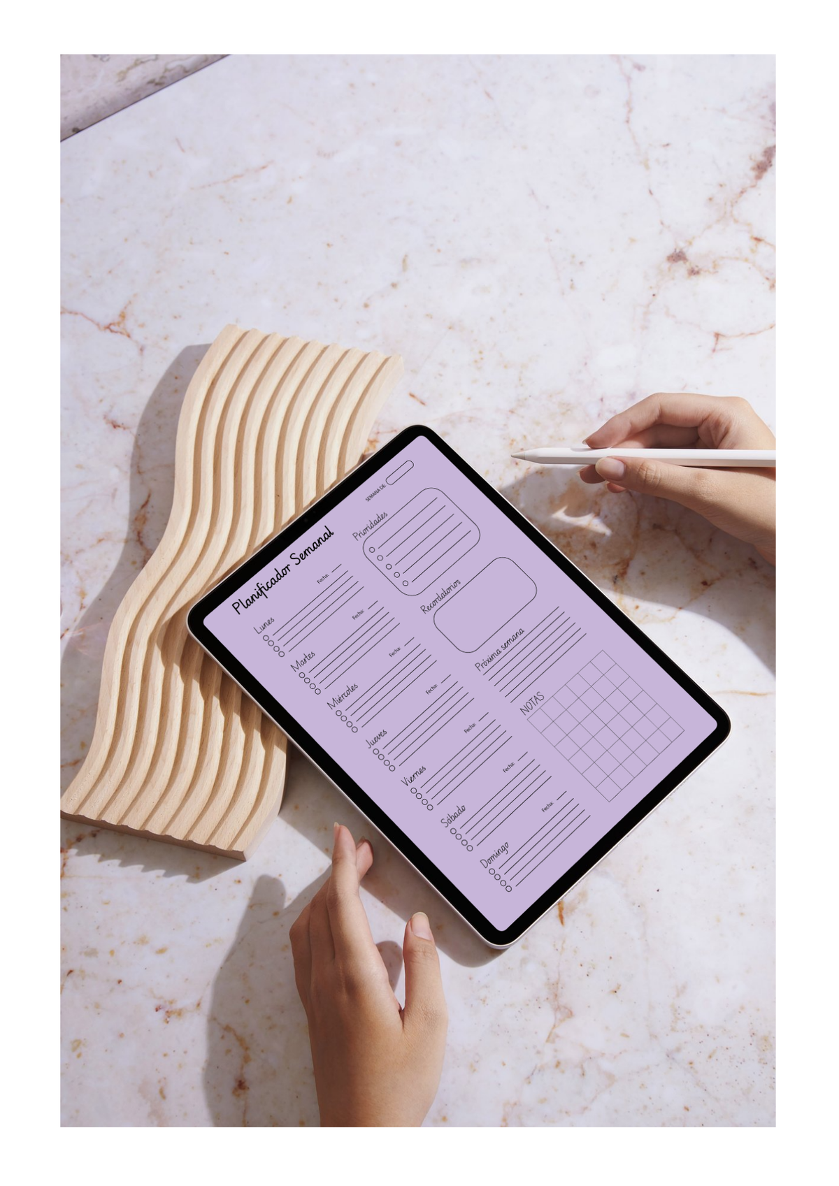 Planificador Semanal Pastel | Printable Weekly Planner – Descarga Digital