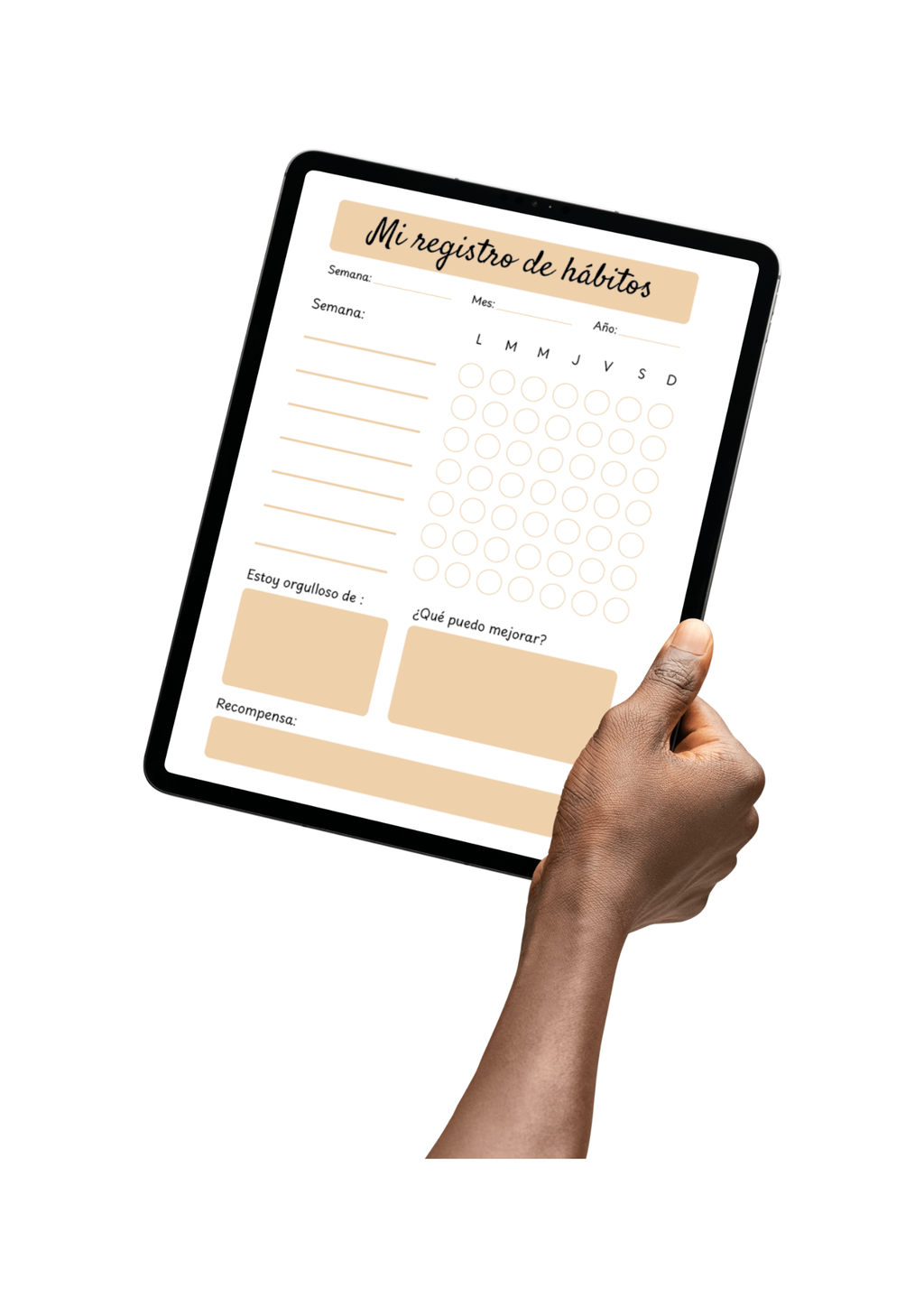 Planificador de Metas y Hábitos — Imprimible Digital