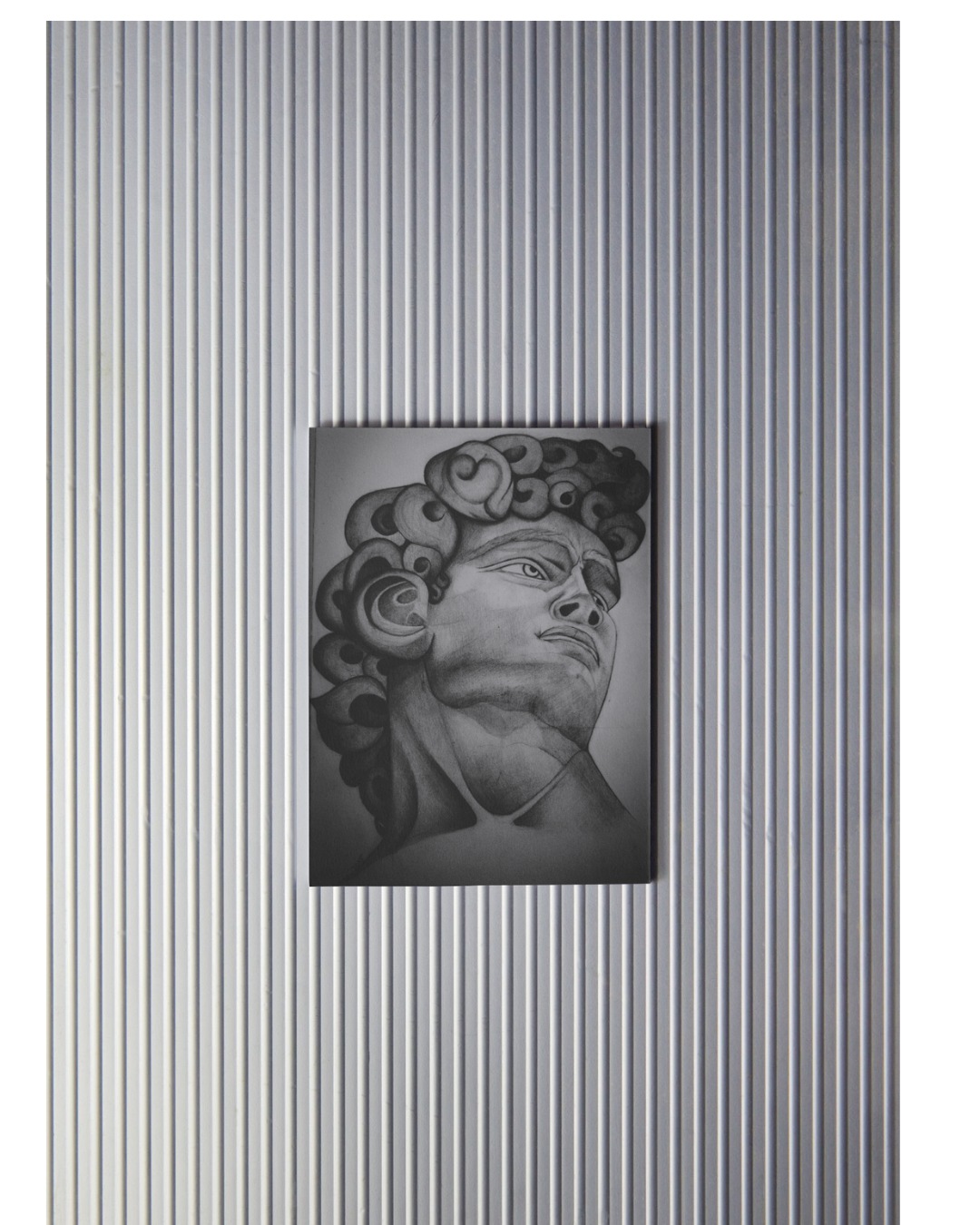 El David – Retrato Escultórico a Lápiz | Arte Imprimible Descarga Digital