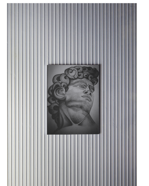 El David – Retrato Escultórico a Lápiz | Arte Imprimible Descarga Digital