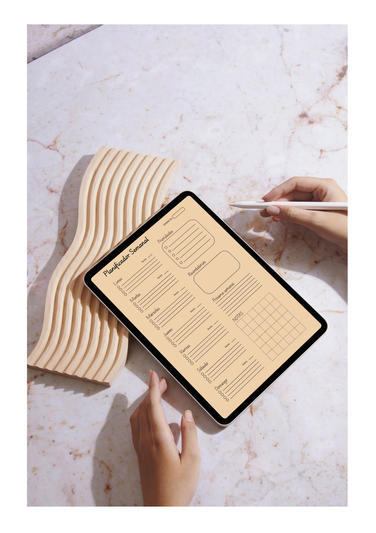 Planificador Semanal Pastel | Printable Weekly Planner – Descarga Digital