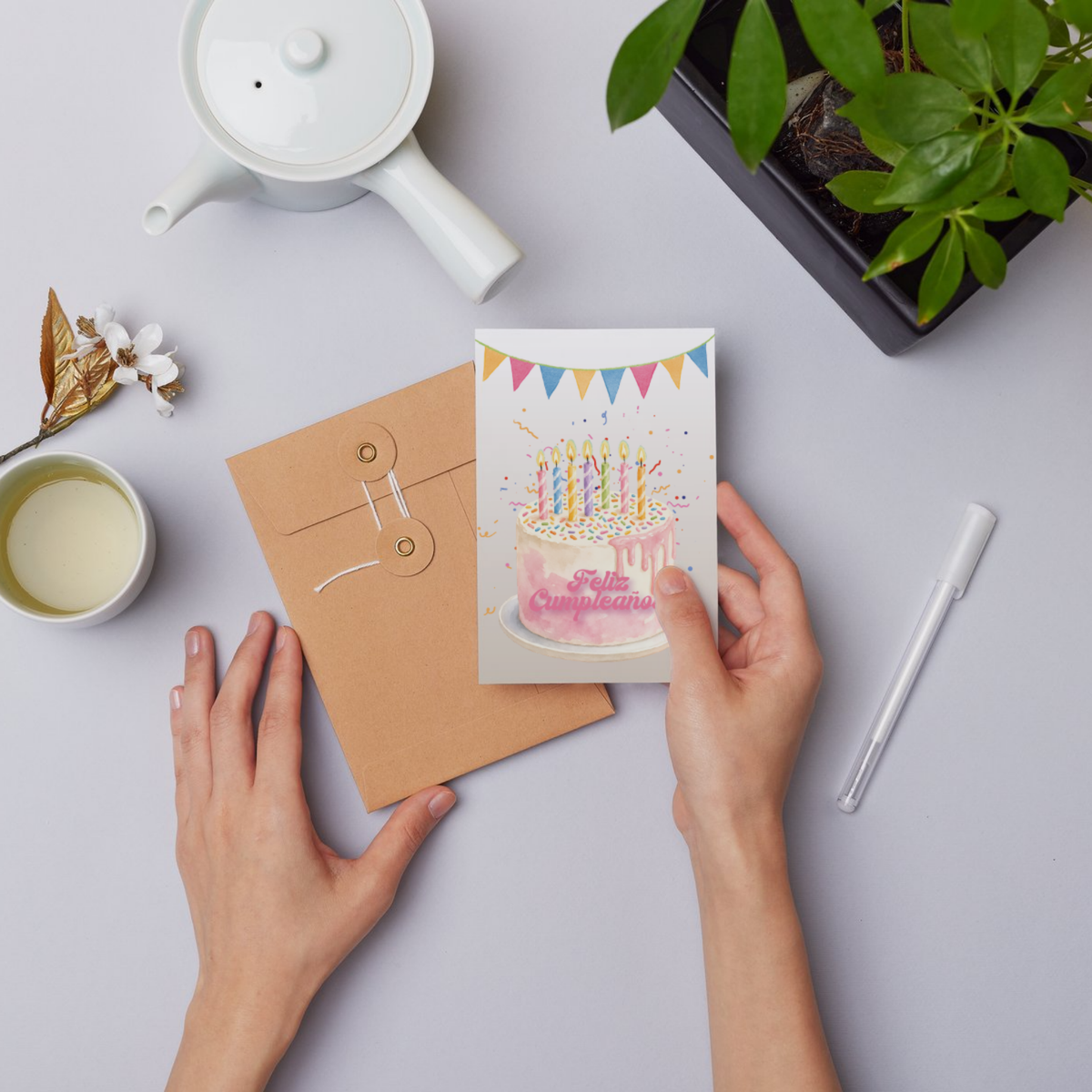 Tarjetas de Cumpleaños para Imprimir – Descarga Instantánea